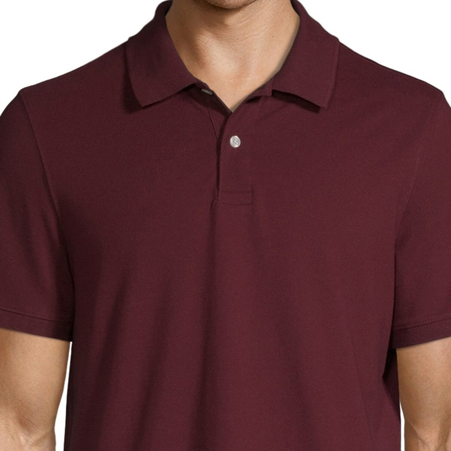 St. John's Bay Premium Stretch Mens Classic Fit Short Sleeve Polo Shirt