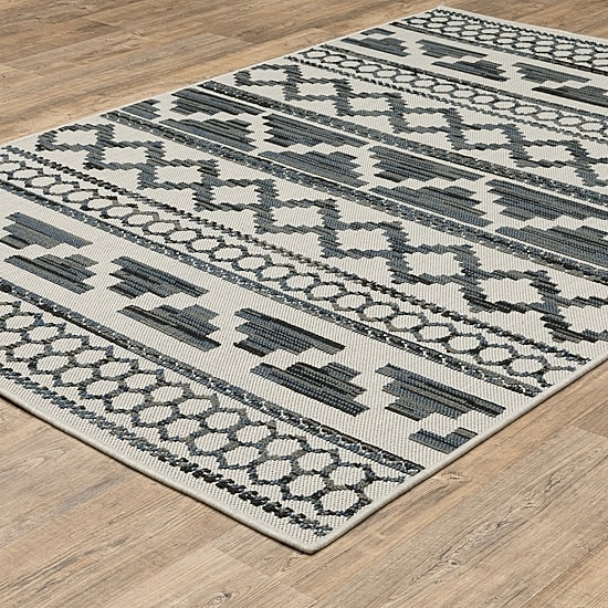 Covington Home Trieste Tribal Geometric Indoor Outdoor Rectangular Area Rug