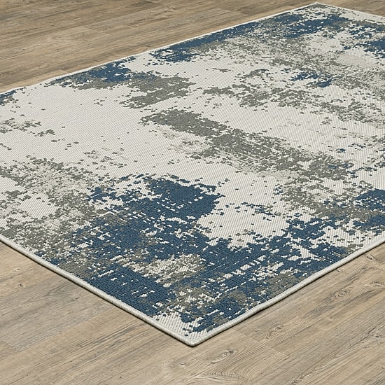 Covington Home Trieste Distressed Abstract Indoor Outdoor Rectangular Area Rug