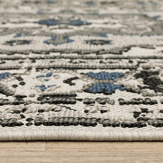 Covington Home Trieste Vintage Medallion Indoor Outdoor Rectangular Runner