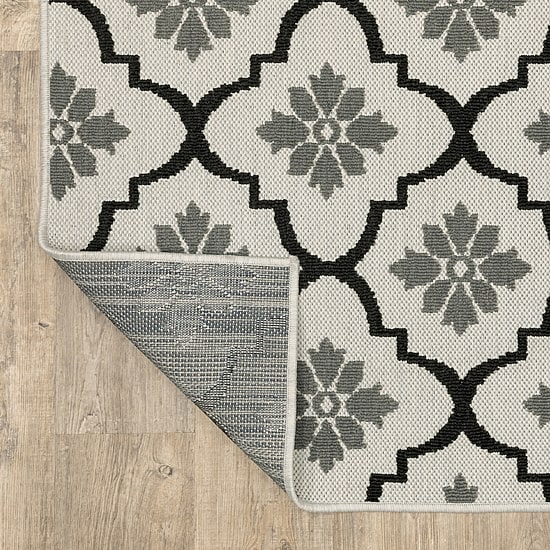 Covington Home Trieste Moroccan Lattice Geometric Indoor Outdoor Rectangular Runner