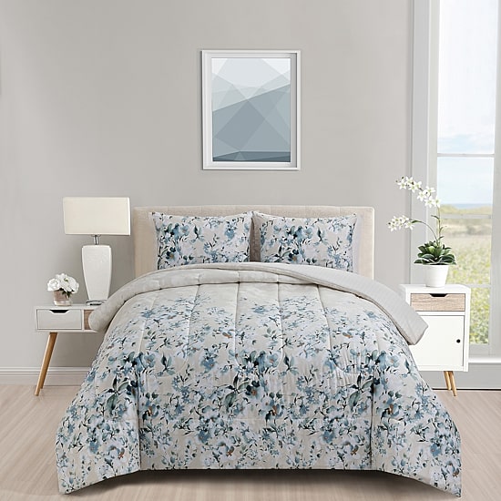 Richmond Park Julia 3-pc. Floral Midweight Comforter Set
