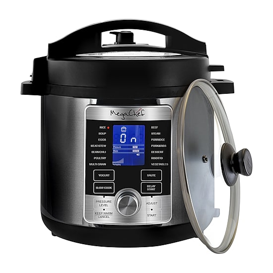 MegaChef Stainless Steel Pressure Cooker