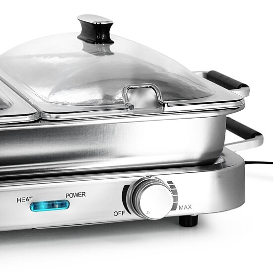 MegaChef Electric Triple 2.63 Quart Buffet Server