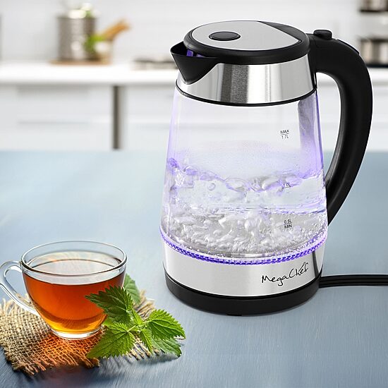 MegaChef 7-Cup Stainless Steel Electric Kettle