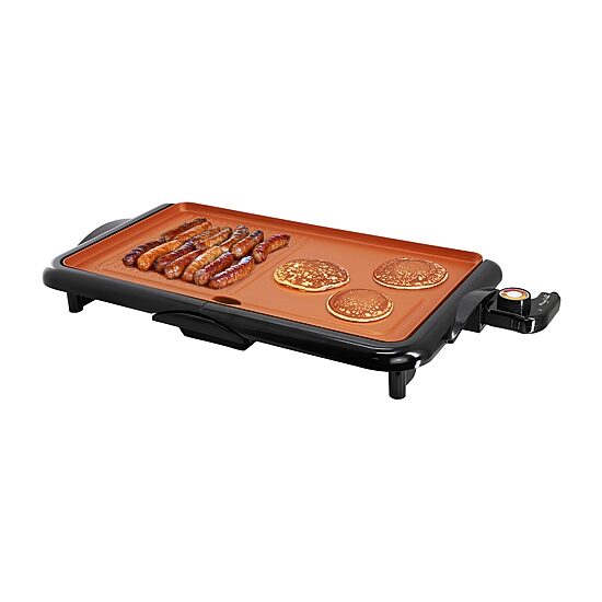 Megachef 19in. Electric Grill/Griddle with Copper Coating