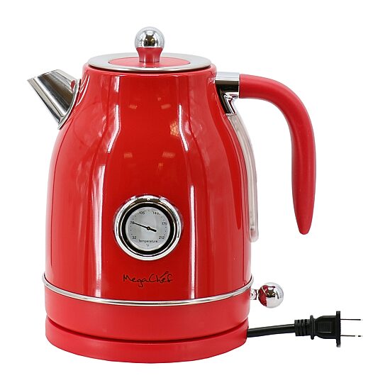 MegaChef 7-Cup Stainless Steel Electric Kettle