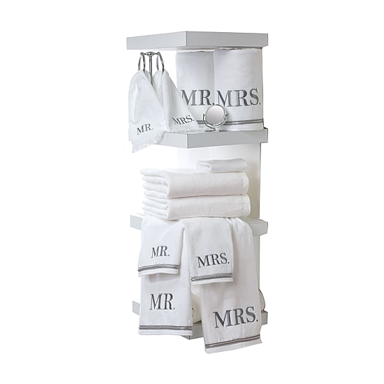 Avanti "Mr. & Mrs." Bath Towels