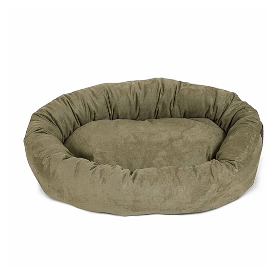 Majestic Pet Suede Bagel Pet Bed