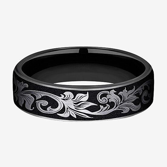 Mens 6.5MM Titanium Wedding Band