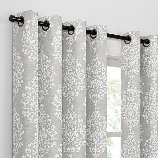 Fieldcrest Heritage Serafina Grommet Top Energy Saving 100% Blackout Single Curtain Panel