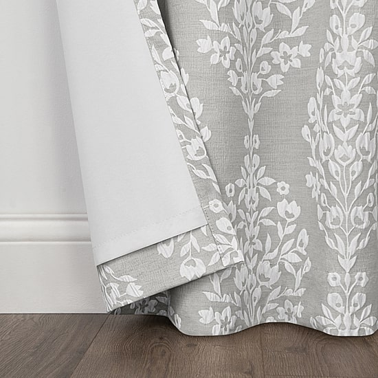 Fieldcrest Heritage Serafina Grommet Top Energy Saving 100% Blackout Single Curtain Panel