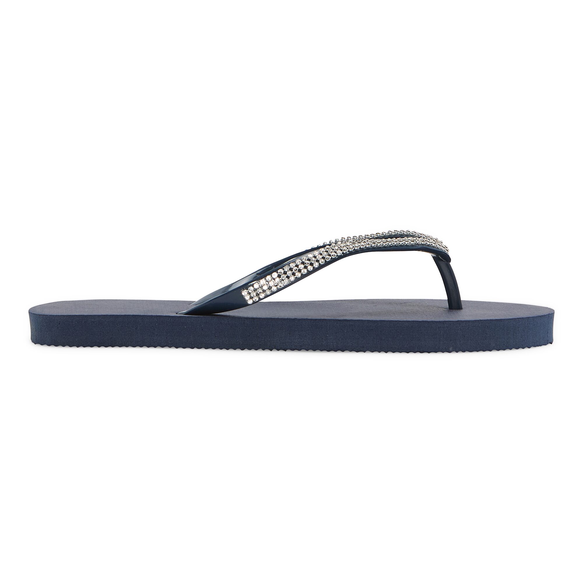 Mixit Womens Rhinestone Zori Flip-Flops