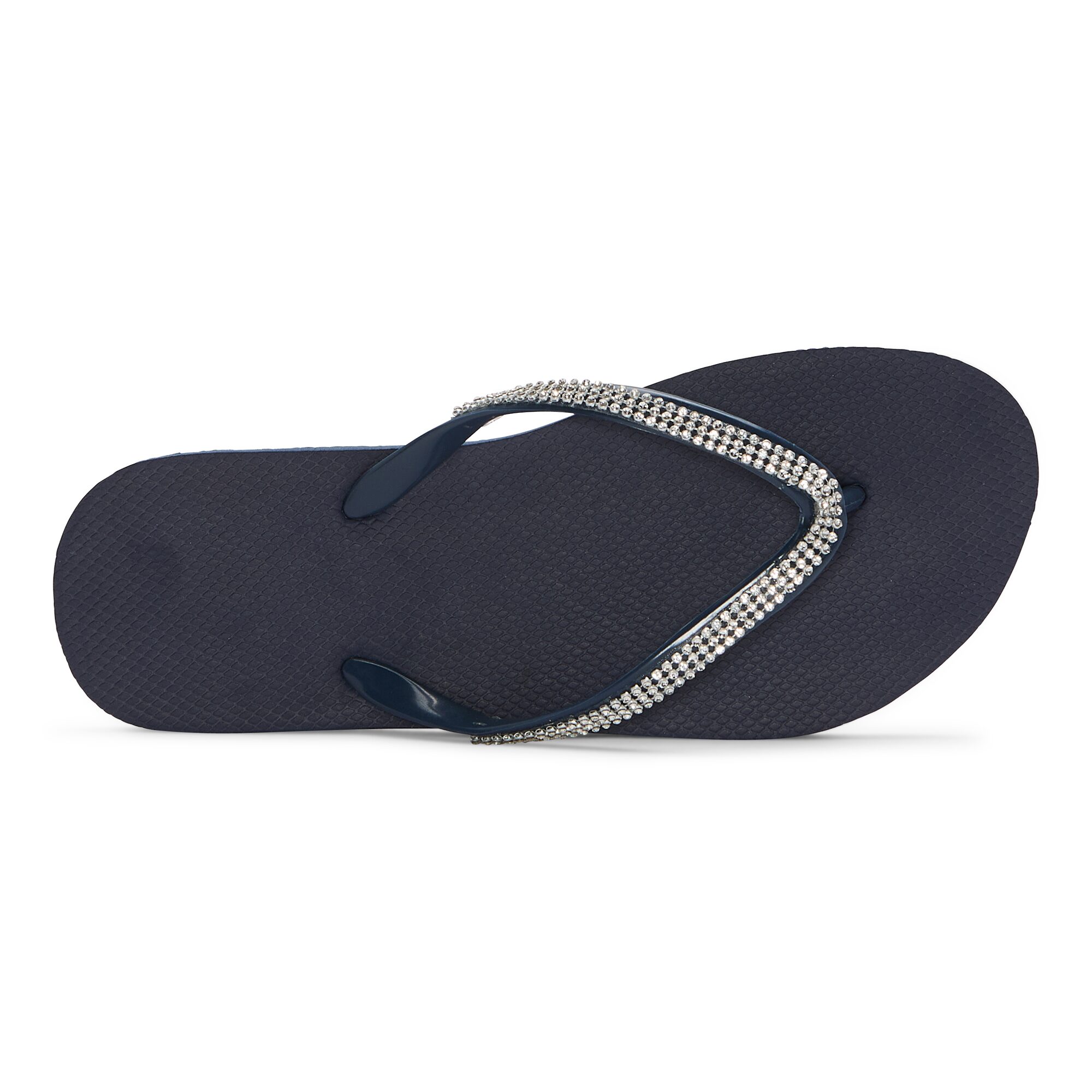 Mixit Womens Rhinestone Zori Flip-Flops
