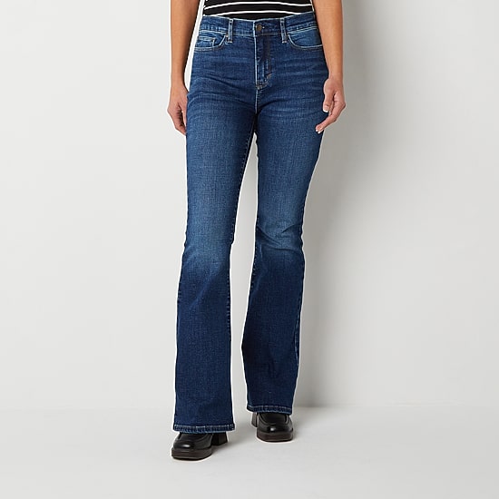 A.N.A Womens Tall High Rise Flare Leg Jean