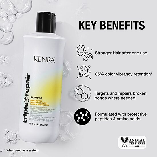 Kenra Professional Triple Repair Shampoo 10.1 oz.