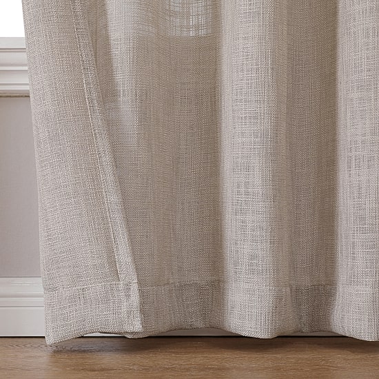 Regal Home Ashford Grommet Top Sheer Single Curtain Panel