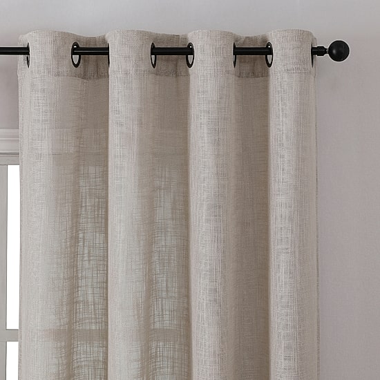 Regal Home Ashford Grommet Top Sheer Single Curtain Panel