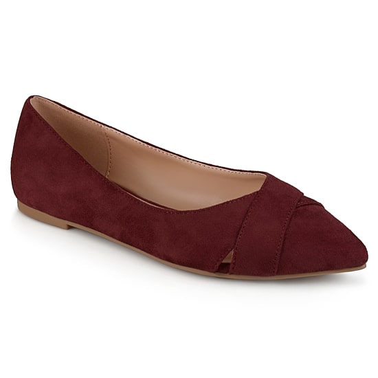 Journee Collection Winslo Womens Pointed Closed Toe Ballet Flats