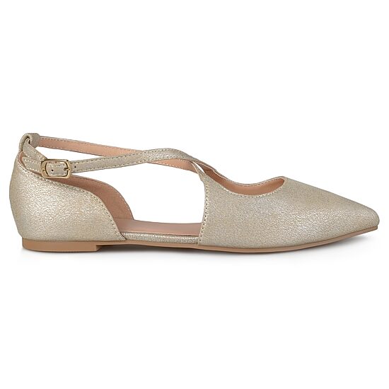 Journee Collection Malina Womens Pointed Closed Toe Ballet Flats