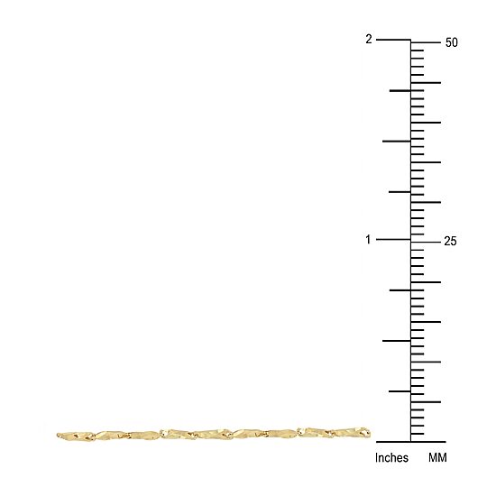Womens 14K Gold 16 Inch Fashion Chain Necklace