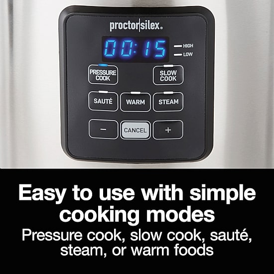 Proctor Silex Pressure Cooking 12 Cups Electric Pressure Cooker