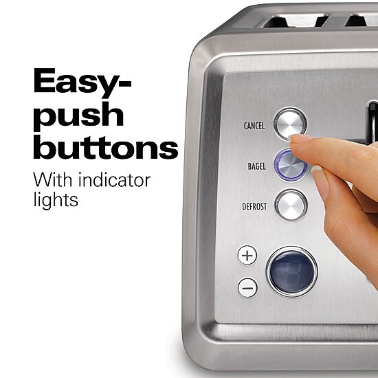 Hamilton Beach Extra Wide Slot Digital 4 Slice Toaster