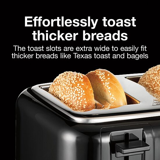 Proctor Silex Wide Slot 4 Slice Toaster