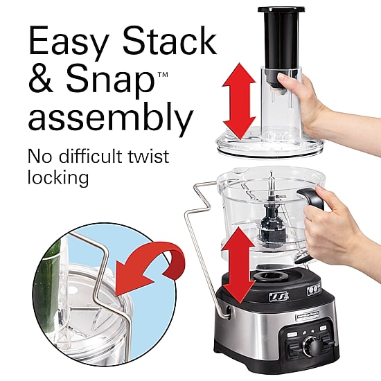 Hamilton Beach Professional Spiralizing Stack and Snap Food Processor
