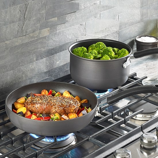 T-Fal 10" Aluminum Saute Pan with Lid