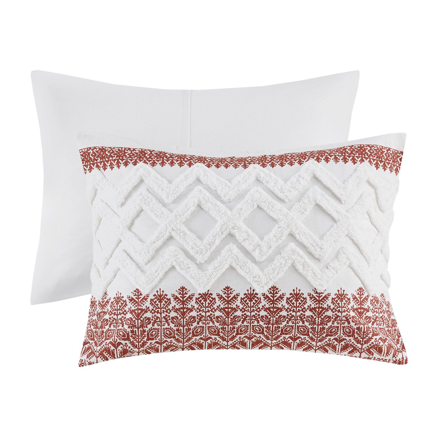 Ink+Ivy Mila 3 Piece Cotton Comforter Set with Chenille Tufting