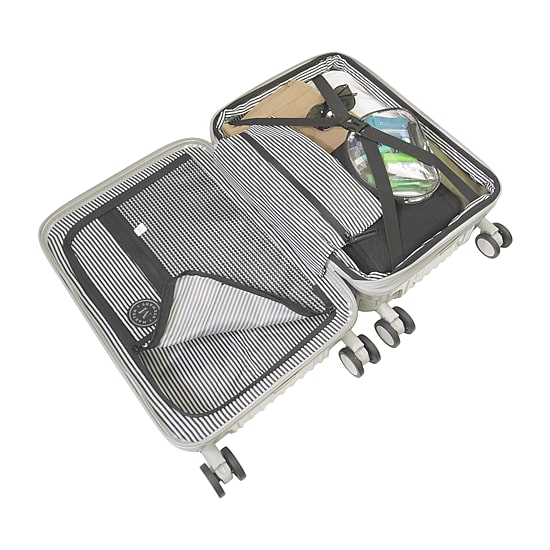 Martha Stewart The Bedford 22 Inch Hardside Expandable Carry-On Spinner Luggage