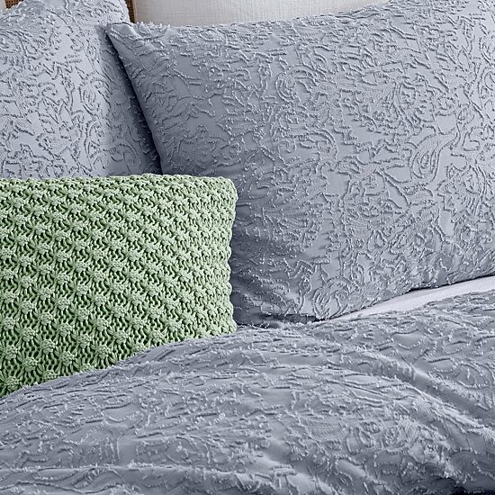 Peri Home Crochet Knit Square Throw Pillow