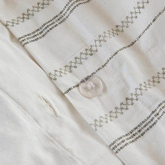 INK+IVY Imani 3pc Cotton Printed Duvet Cover Set w/ Chenille