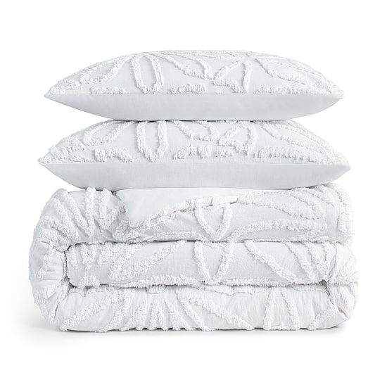 Peri Home Chenille Medallion 3-pc. Duvet Cover Set