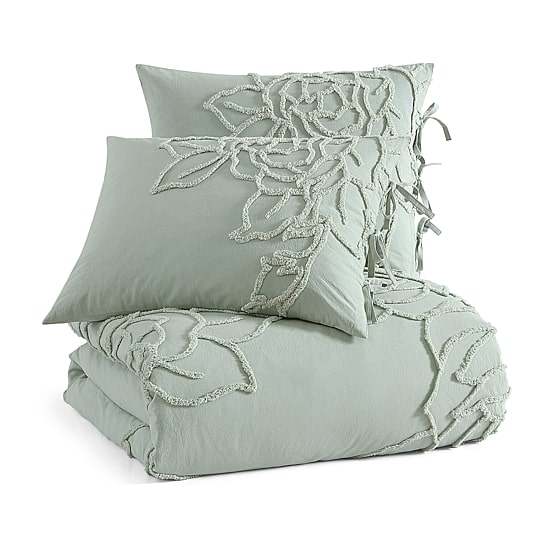 Peri Home Chenille Rose 3-pc. Duvet Cover Set