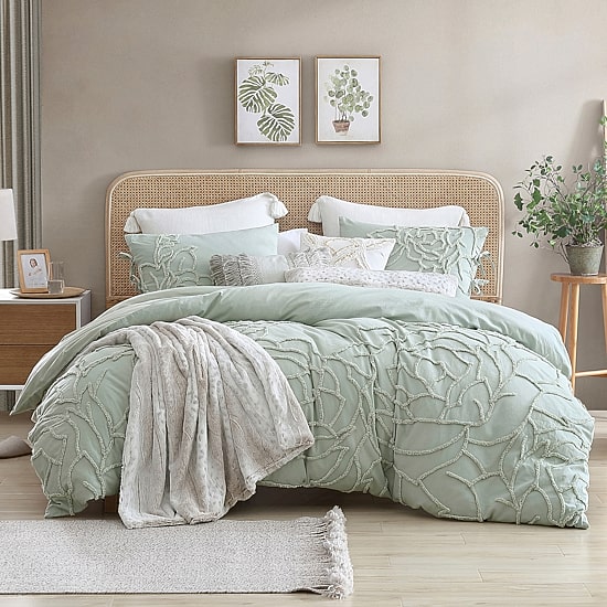 Peri Home Chenille Rose 3-pc. Duvet Cover Set