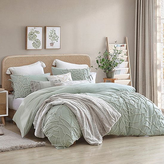 Peri Home Chenille Rose 3-pc. Duvet Cover Set