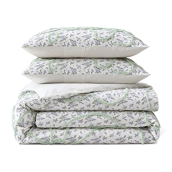 Peri Home Blueberry Chenille 3-pc. Duvet Cover Set