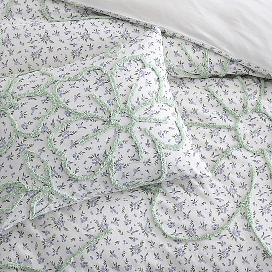 Peri Home Blueberry Chenille 3-pc. Duvet Cover Set