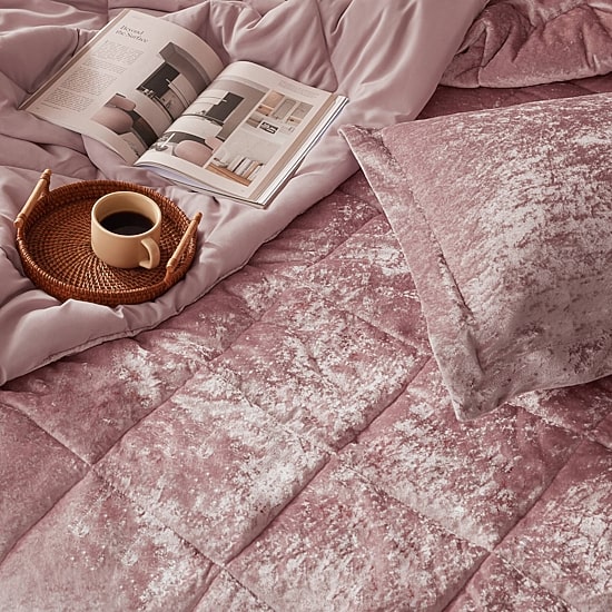 Intelligent Design Isabel Velvet Comforter Set with decorative pillow