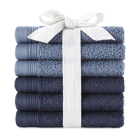 Home Expressions 6pc Washcloth Set