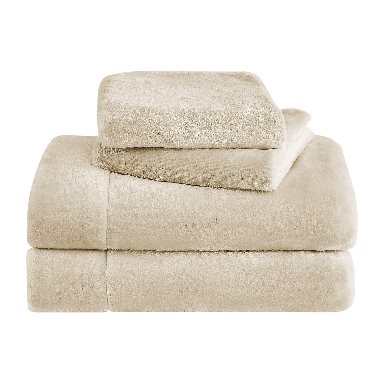 Sweet Home Collection Ultra Soft Microplush Solid Fleece Deep Pocket Sheet Set