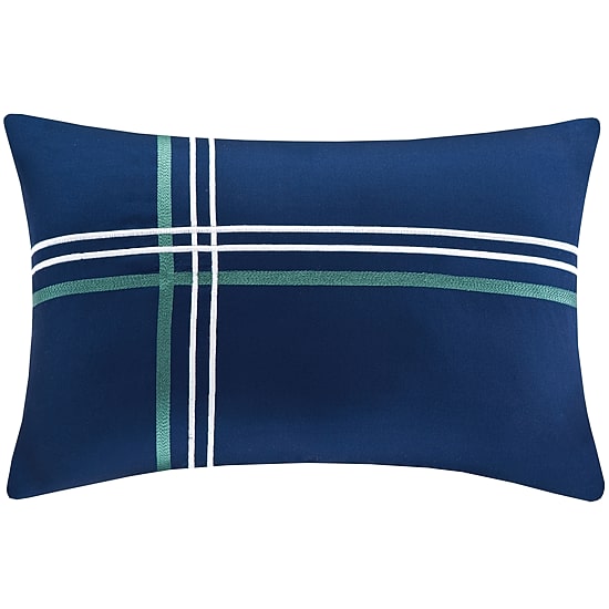 Intelligent Design Cameron Plaid Quilt Set with Throw Pillow