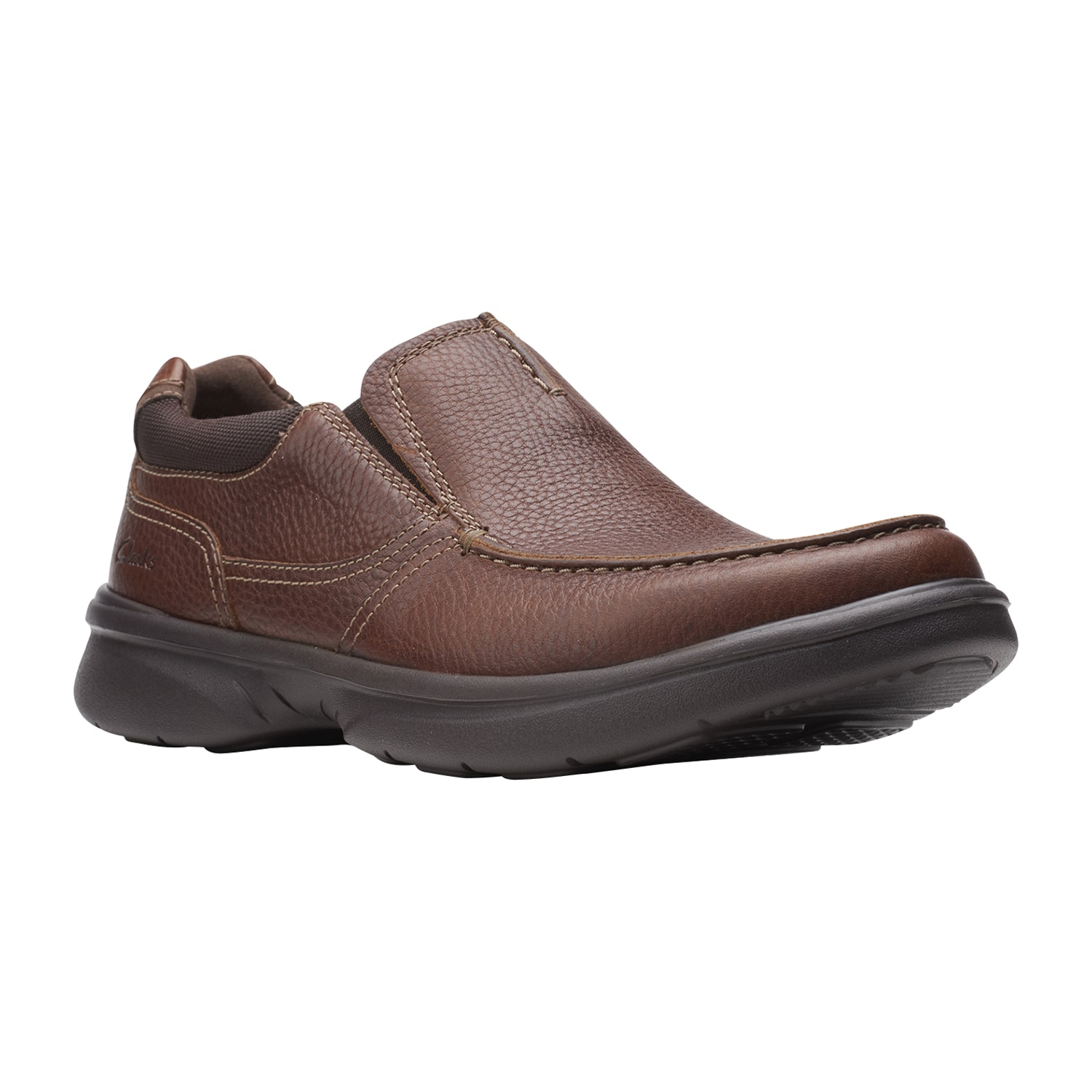 Clarks Bradley Mens Round Closed Toe Slip-On Shoe
