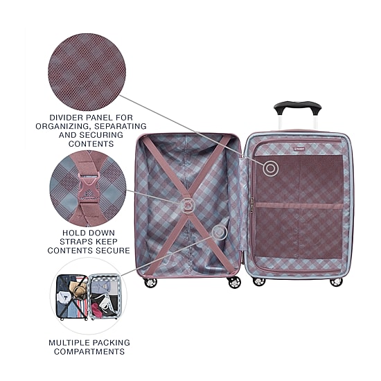 Travelpro Maxlite 5 25 Inch Hardside Expandable Lightweight Checked Spinner Luggage