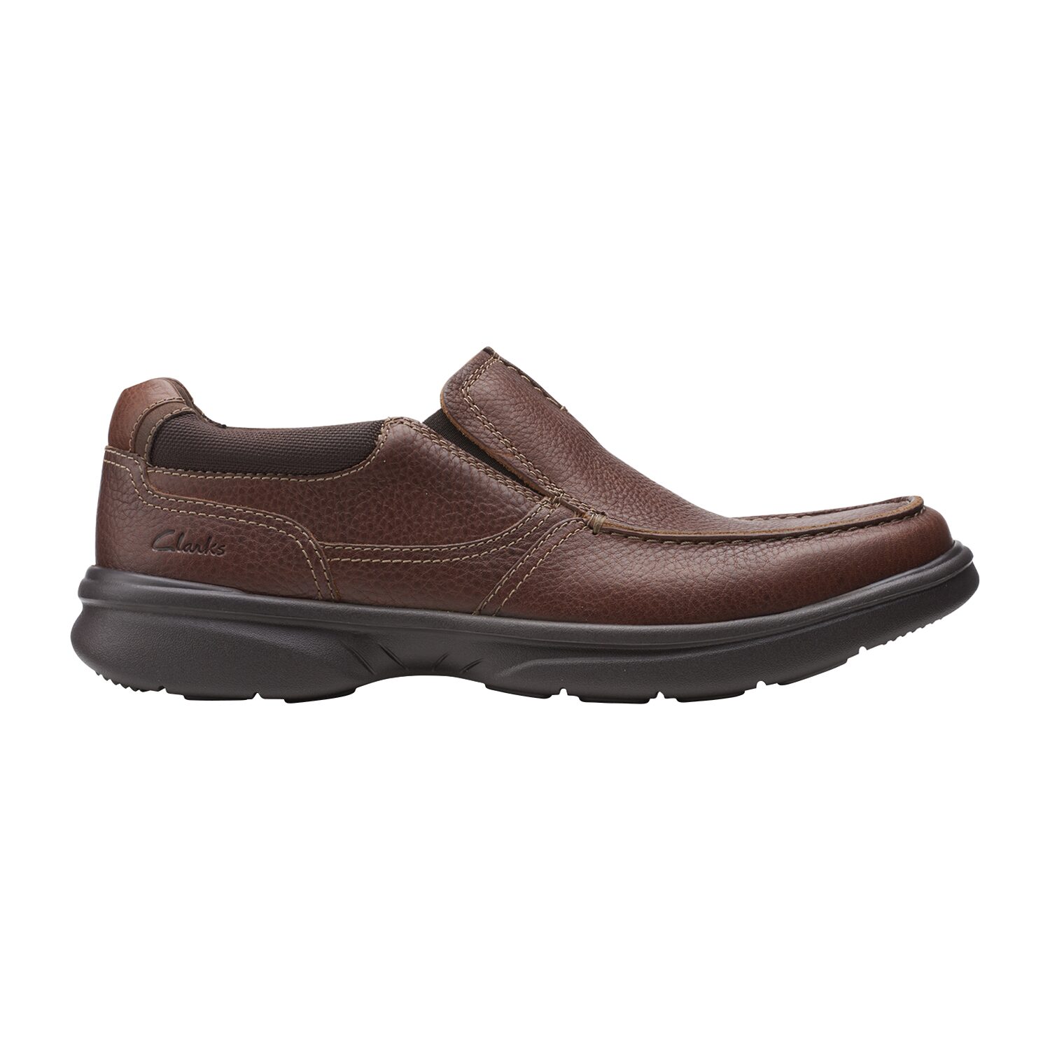 Clarks Bradley Mens Round Closed Toe Slip-On Shoe
