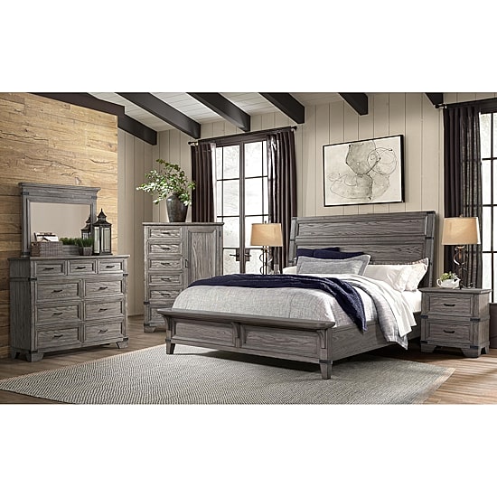 Central Park Wood Panel Bed