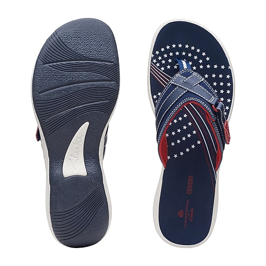 Clarks Cloudsteppers Womens Breeze Sea Flip-Flops