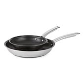 Cooks Stainless Steel 2-pc. Frypan Set